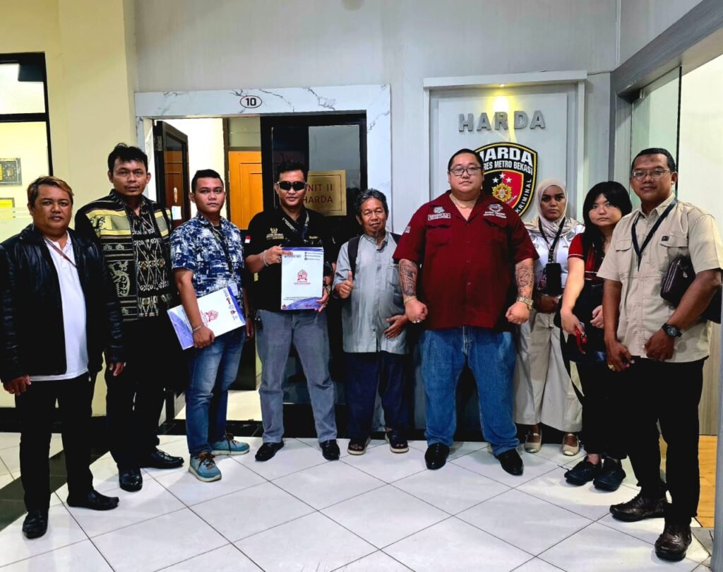 FERADI WPI DALAM MENGAWAL KASUS DUGAAN PENGGELPAN YANG DIALAMI OLEH KORBAN SDR.HAIRIL TAMI, TELAH MELAKUKAN LAPORAN KE UNIT II HARDA POLRES METRO BEKASI