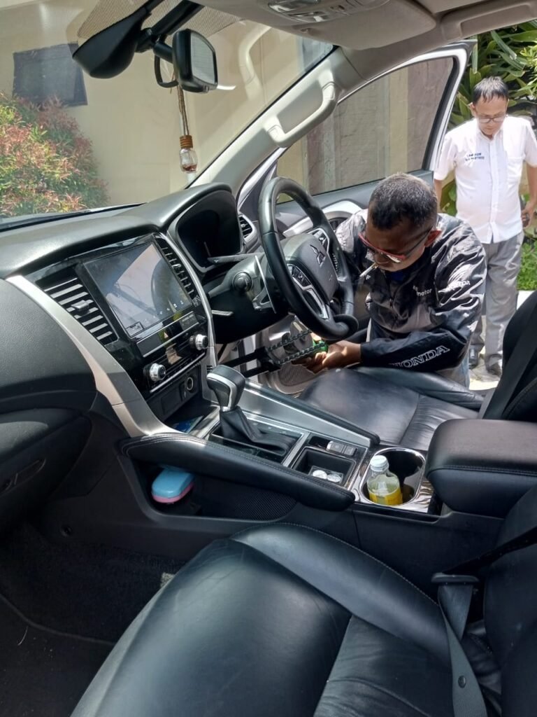 Hasil barang bukti dugaan hasil tindak pidana perampasan oleh oknum DC